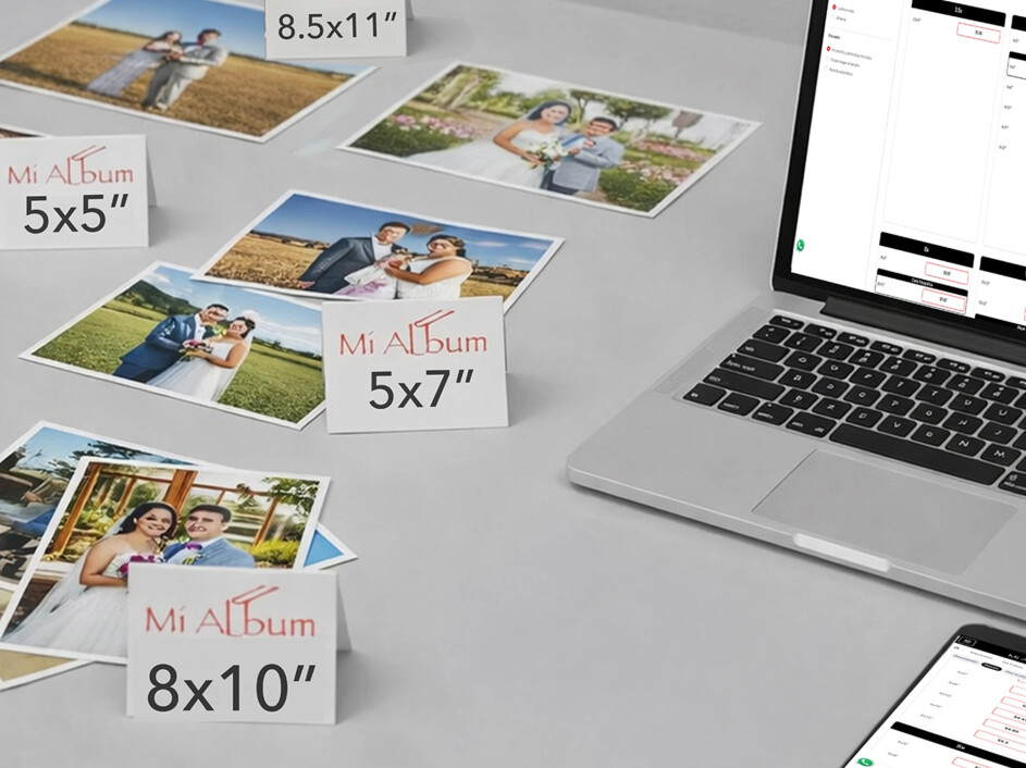 Precios de impresión de fotos 4x6 y tamaños especiales para fotobooks con cotización en línea